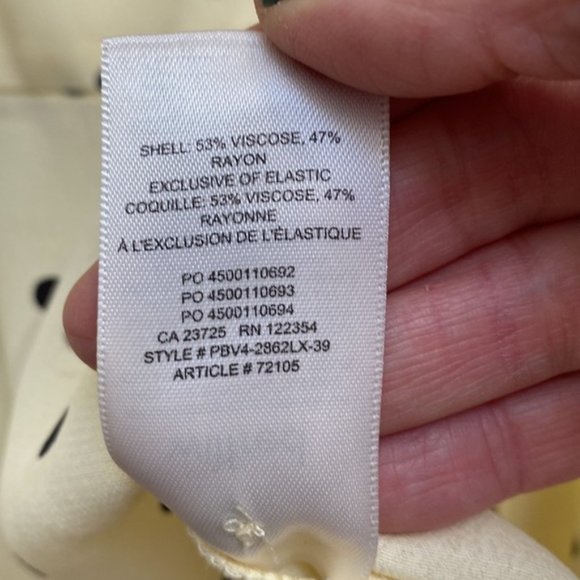 ❗️SOLD❗️Wilfred Polka Dot Prairie Blouse Size S - Picture 8 of 9